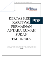 Kertas Kerja Karnival Permainan Antara Rumah Sukan 2022