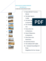 I. Match The Pictures With Their Appropiate Names.: Turistic Places in La Libertad Worksheet. Miss Berna Alva