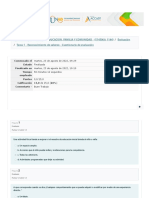 Tarea 1 - Reconocimiento de Saberes - Cuestionario de Evaluación - Revisión Del Intento