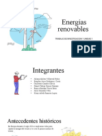 Energías renovables: Antecedentes e historia