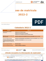 Información Matrícula 2022-2