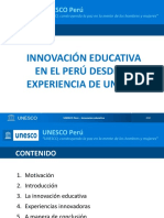 Innovación Educativa Desde La Experiencia de UNESCO