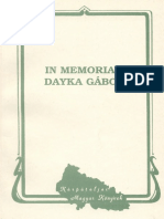 In Memoriam Dayka Gábor
