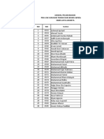 daftar hadir Pra USK TBSM 2022