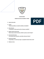 Agenda escuela de madresd y padres