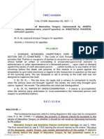 Plaintiff-Appellant Vs Vs Defendant-Appellee M. H. de Joya Enrique Tiangco, Vicente J. Francisco