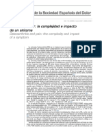 Artrosis y Dolor: La Complejidad e Impacto de Un Síntoma