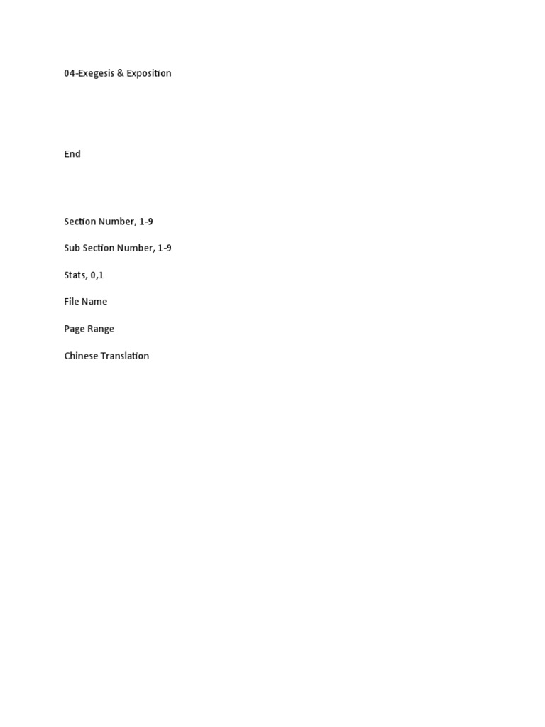 04-Exegesis & Exposition | PDF