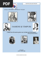 Revista Oameni Si Timpuri Nr. 1 - 2022