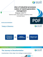 Electrification of Industrial Processes and Application of Hybrid Generation Management by Shailesh - CHETTY - PPT
