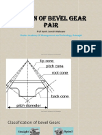 Design of Bevel Gear Pair: Finolex Academy of Management and Technology, Ratnagiri