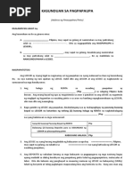 Kasunduan para Sa Rent To Own Motorcycle | PDF