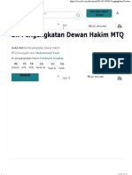 SK Pengangkatan Dewan Hakim MTQ PDF