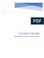The Mint Fortune: Proposal To Empower Rural Women Through Mint Growing