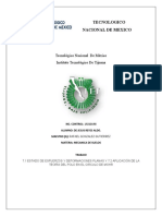 7.1 Estado de Esfuerzos y Deformaciones Planas y 7.2 Aplicación de La Teoría Del Polo en El Circulo de Mohr