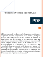 Práctica. TEMA V. de Control de Inventario