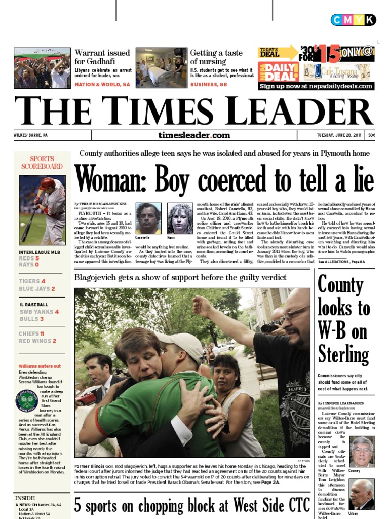 Times Leader 06-28-2011, PDF, Wilkes Barre