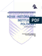 Historia Das Instituicoes Politicas I
