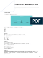 Soal Ulangan Harian Matematika Materi Bilangan Bulat Kelas 6