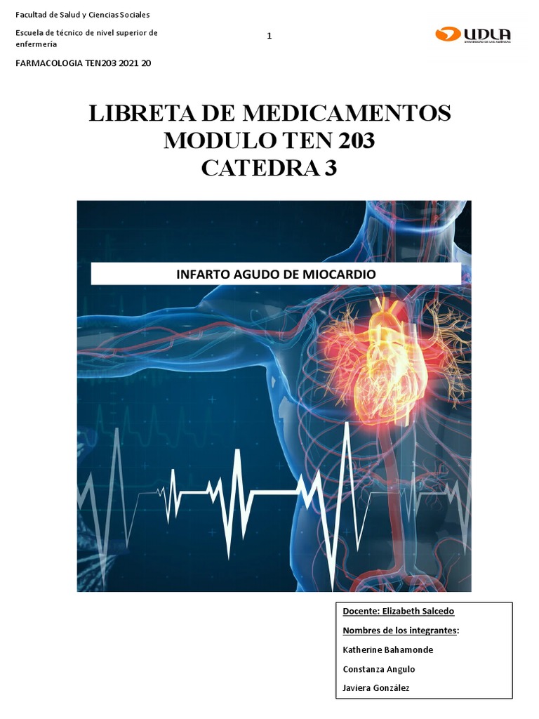 Libreta Guia para Estudio | Descargar gratis PDF | Infarto de miocardio ...