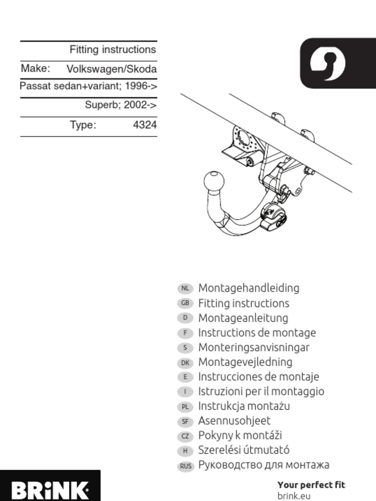 Brink 4324 VW Passat | PDF
