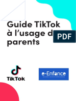 Guide TikTok e Enfance 31 01 20