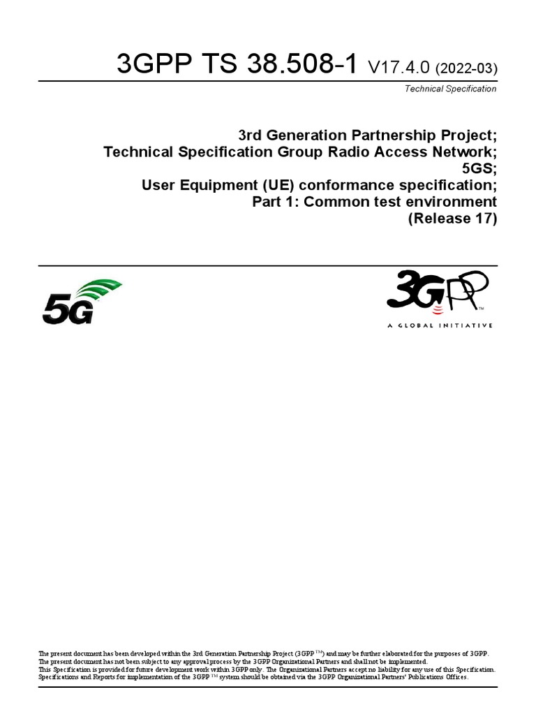 3gpp Ts 36.508