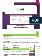 Pertemuan 2 Fungsi