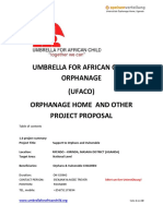 Umbrella For African Child Orphanage (Ufaco) Orphanage Home and Other Project Proposal