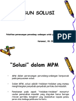 Menyusun Solusi