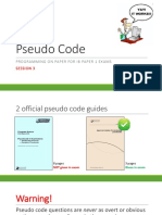 Pseudo Code: Programming On Paper For Ib Paper 1 Exams