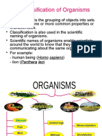 1.2 Classification of Organisms