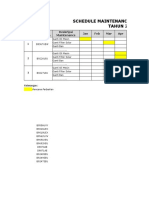 Schedule Maintenance Kendaraan