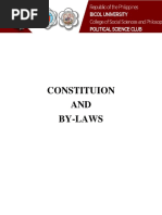 PSC Constitution and By-Laws