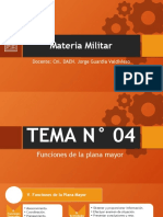 3ra Clase Materia Militar TEMA 04 Y 05