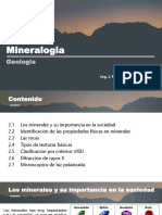 Mineralogía y propiedades físicas de los minerales