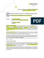 C027. Modelo Descargo Por Inconsistencia Por Declarar Permanentemente Saldo A Favor de IGV