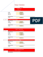 Volume Calculator & System Flow Rate Lag Time