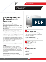 Product Data Sheet: 5100HD Gas Analyzers For Measuring O in Process Gas