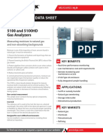 Product Data Sheet: 5100 and 5100HD Gas Analyzers