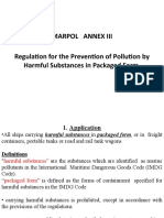 Marpol Annex Iii Regulation For The Prevention of Pollution by Harmful Substances in Packaged Form