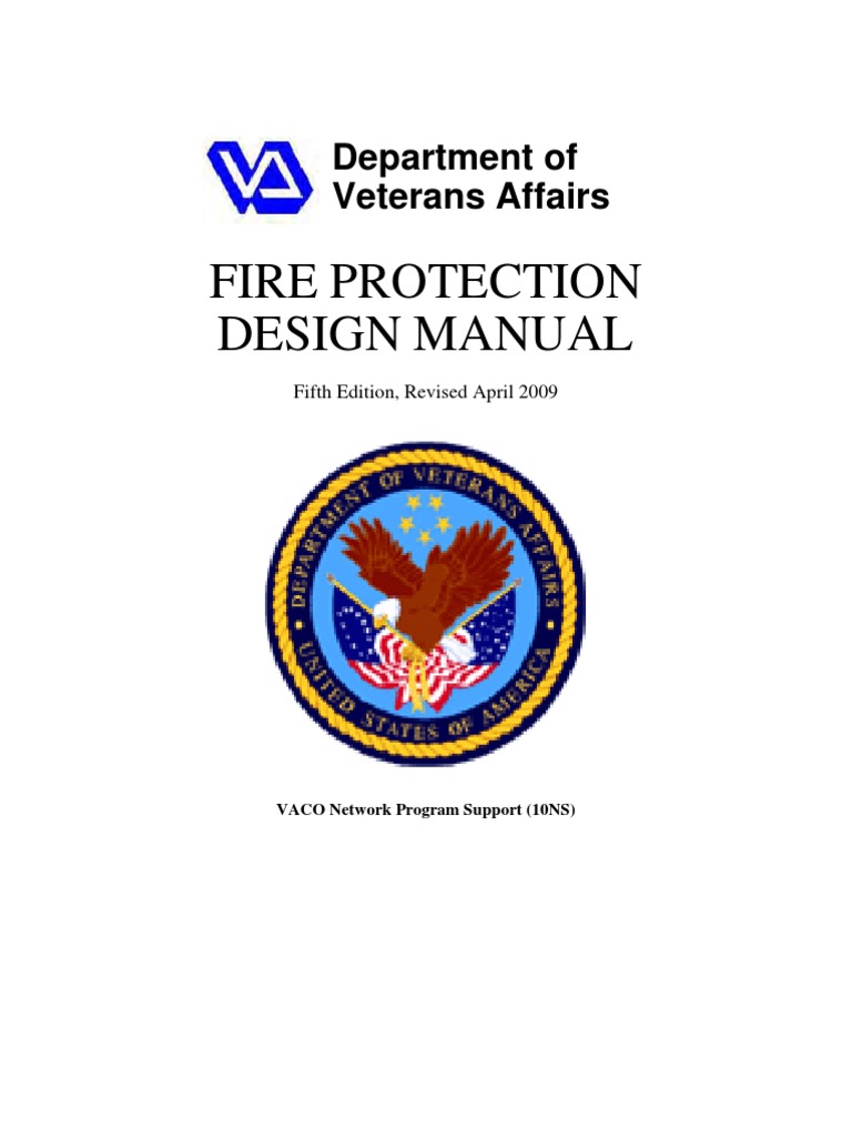 VA Fire Protection Design Manual | PDF | Fire Sprinkler System | Data ...