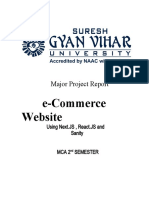 E-Commerce Website: Major Project Report