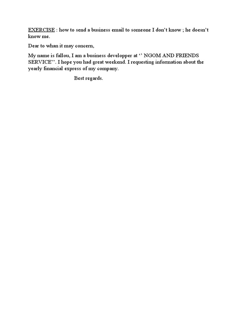 Dear To Whan It May Concern | PDF