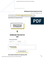 This Post in PDF: Writing The Perfect Email For B1 Preli