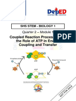 Coupled Reaction Processes and The Role of ATP in Energy Coupling and Transfer