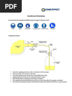 Transformer Oil Sampling Procedure Guide | PDF | Syringe | Equipment