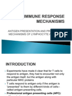 Immune Response Mechanisms - Ag Processing