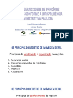 Princípios do Registro de Imóveis