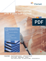 Optimized Wood Coatings With Waxes